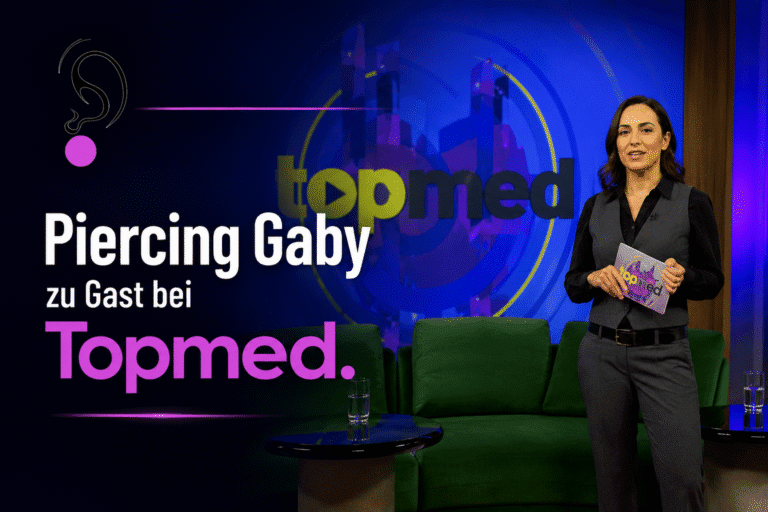 Piercing Gaby zu Gast bei Topmed.